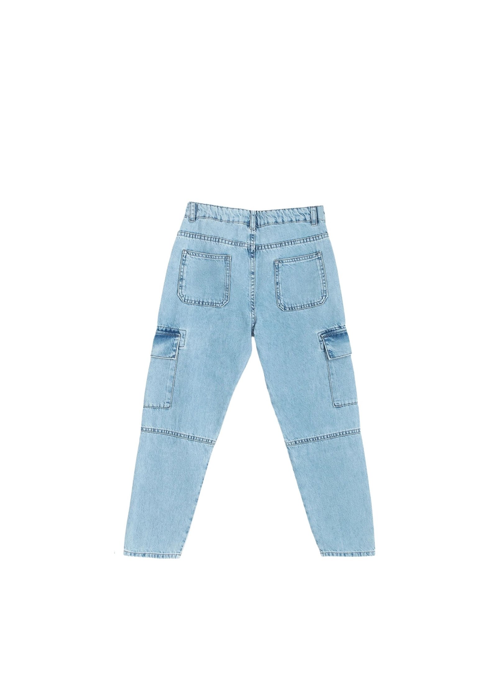 Denim-Cargo-Hose
