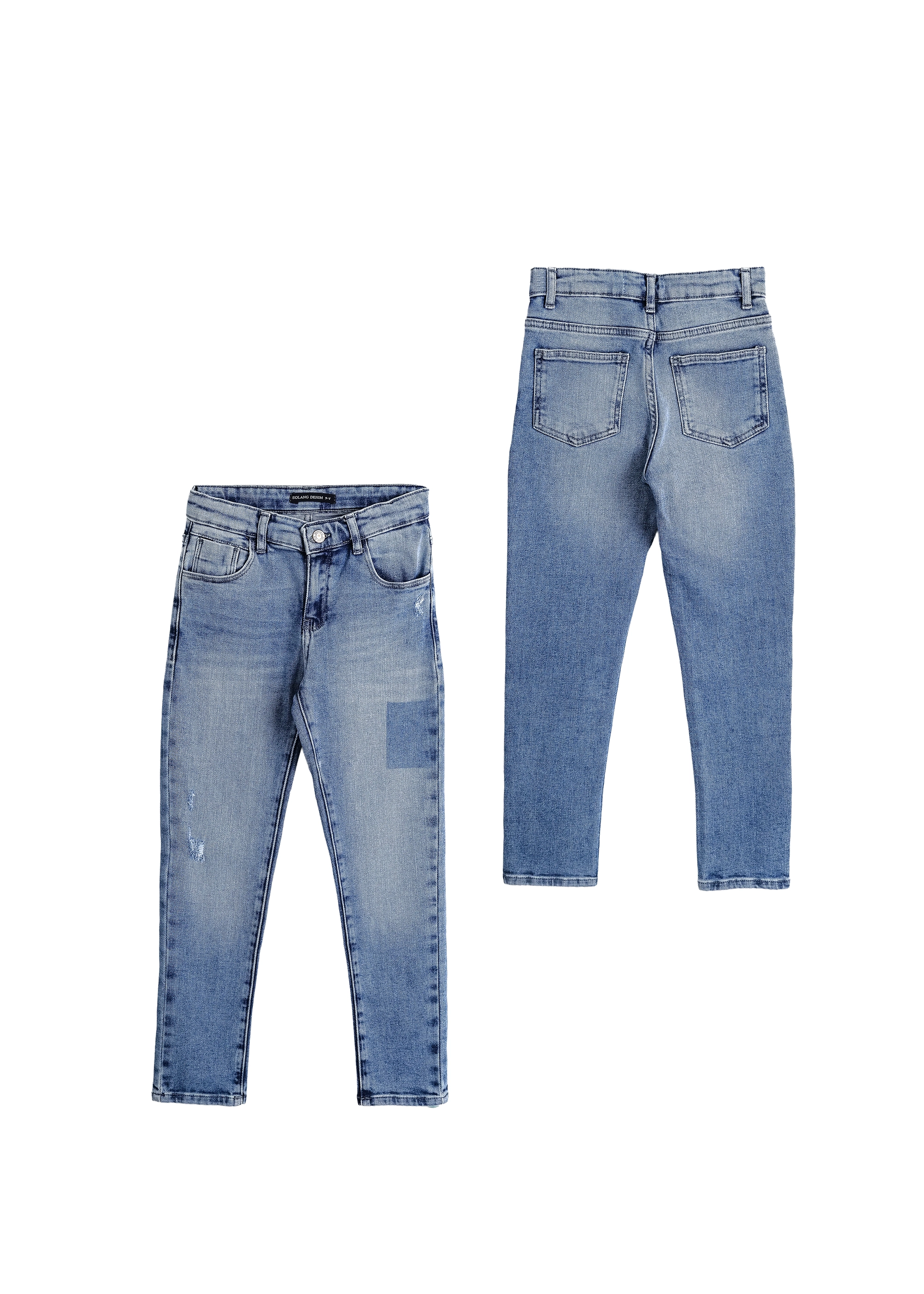 Slim-Fit-Denim-Hose