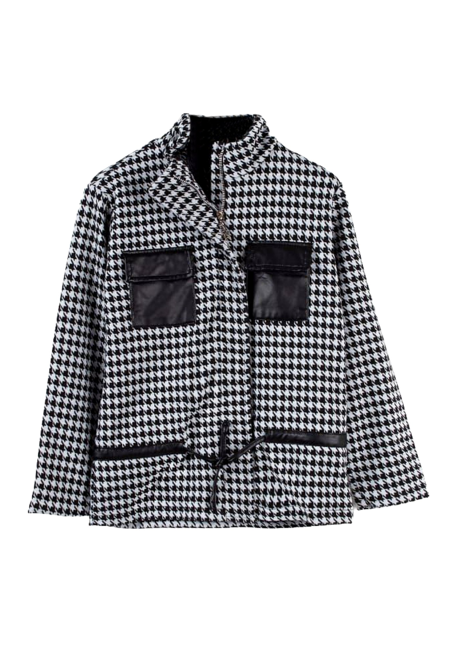 Karierte Jacke