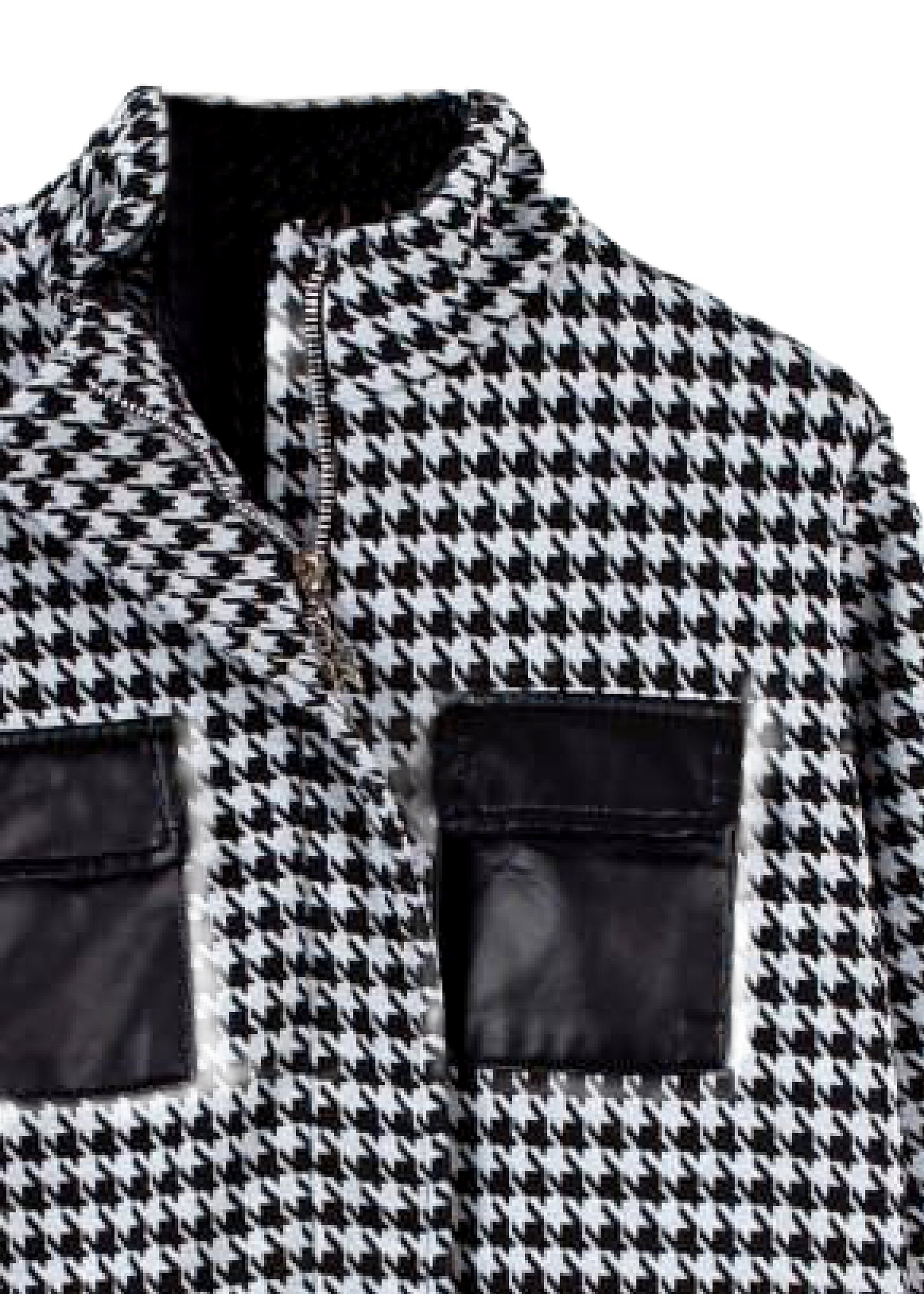 Karierte Jacke
