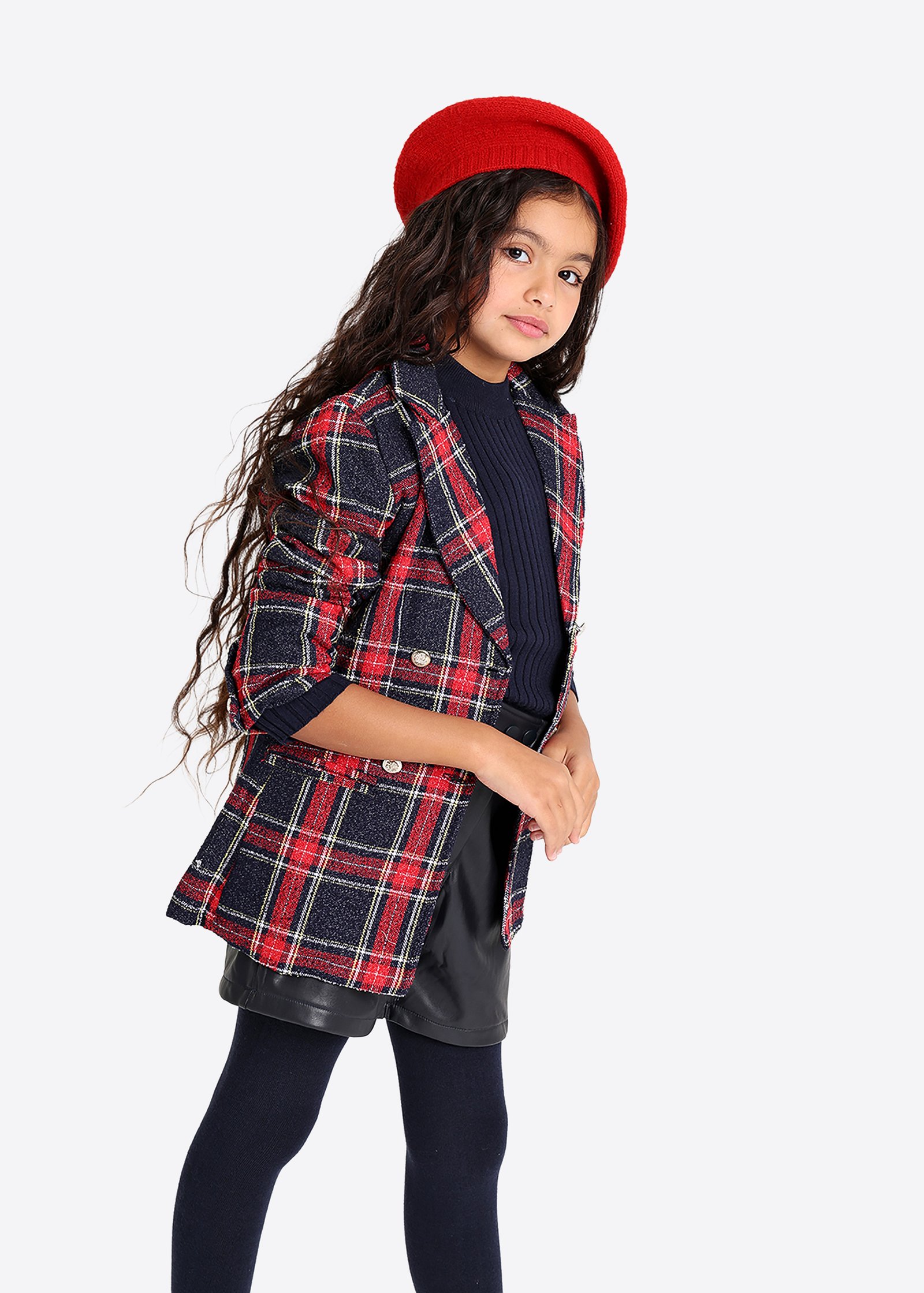 Karierter Blazer