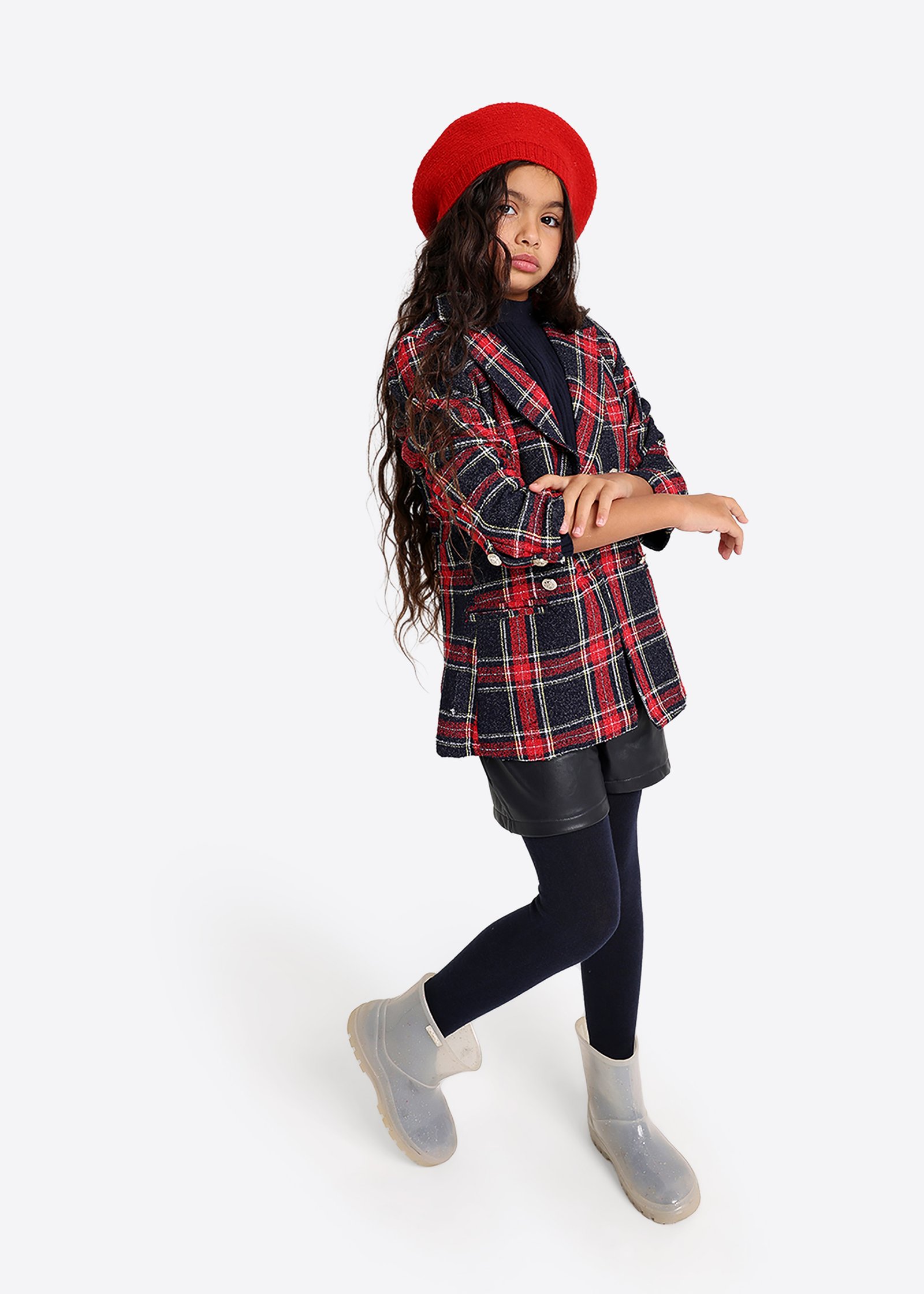 Karierter Blazer