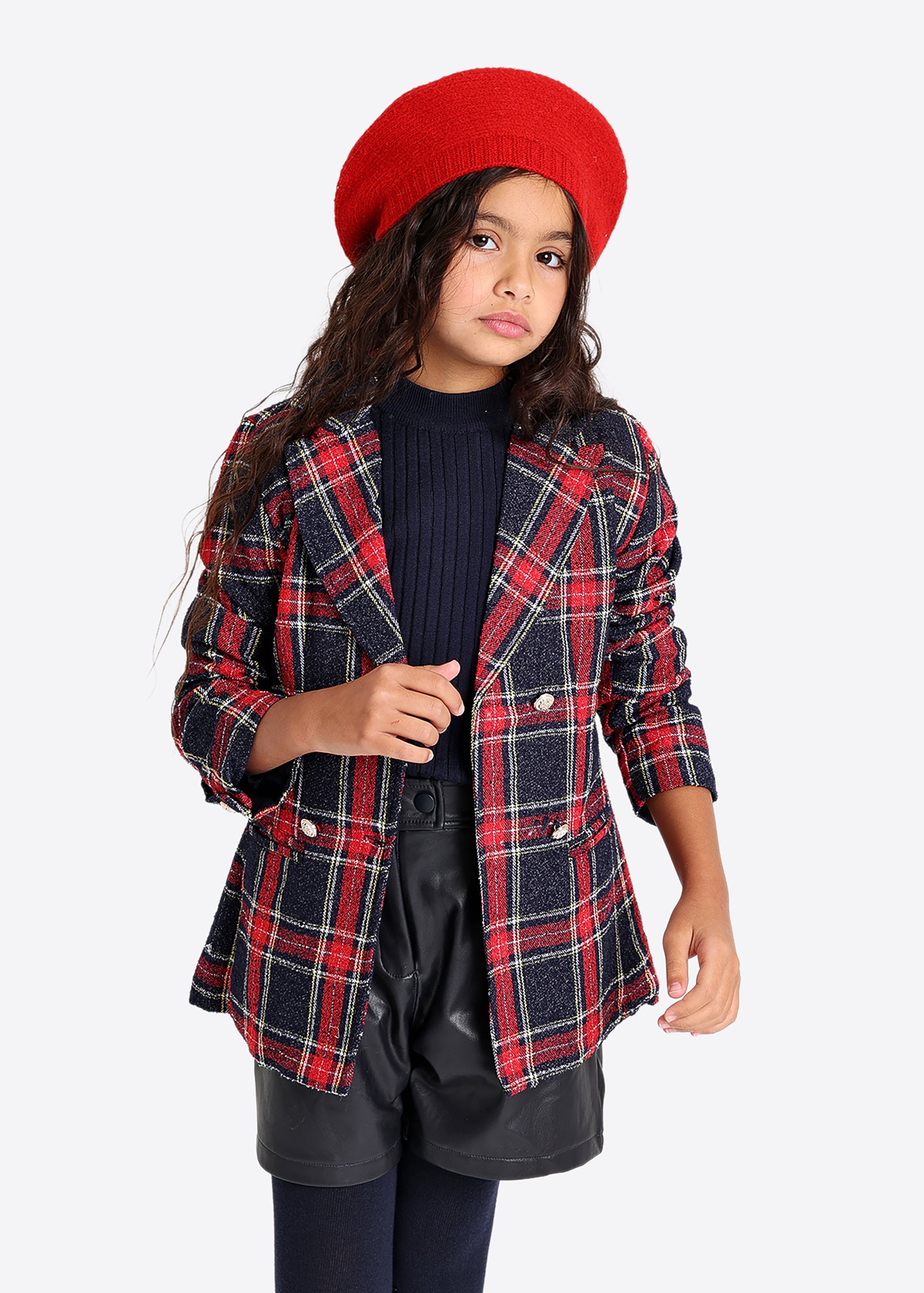 Karierter Blazer