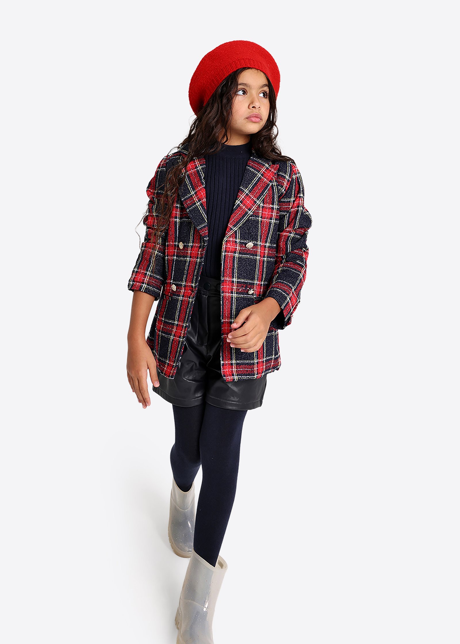 Karierter Blazer