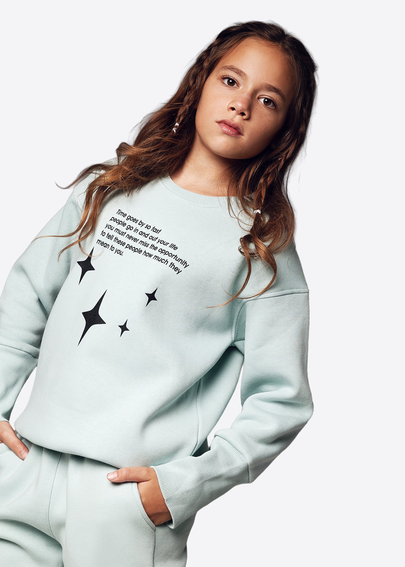 Zweiteiliges Set (Sweatshirt & Hose)