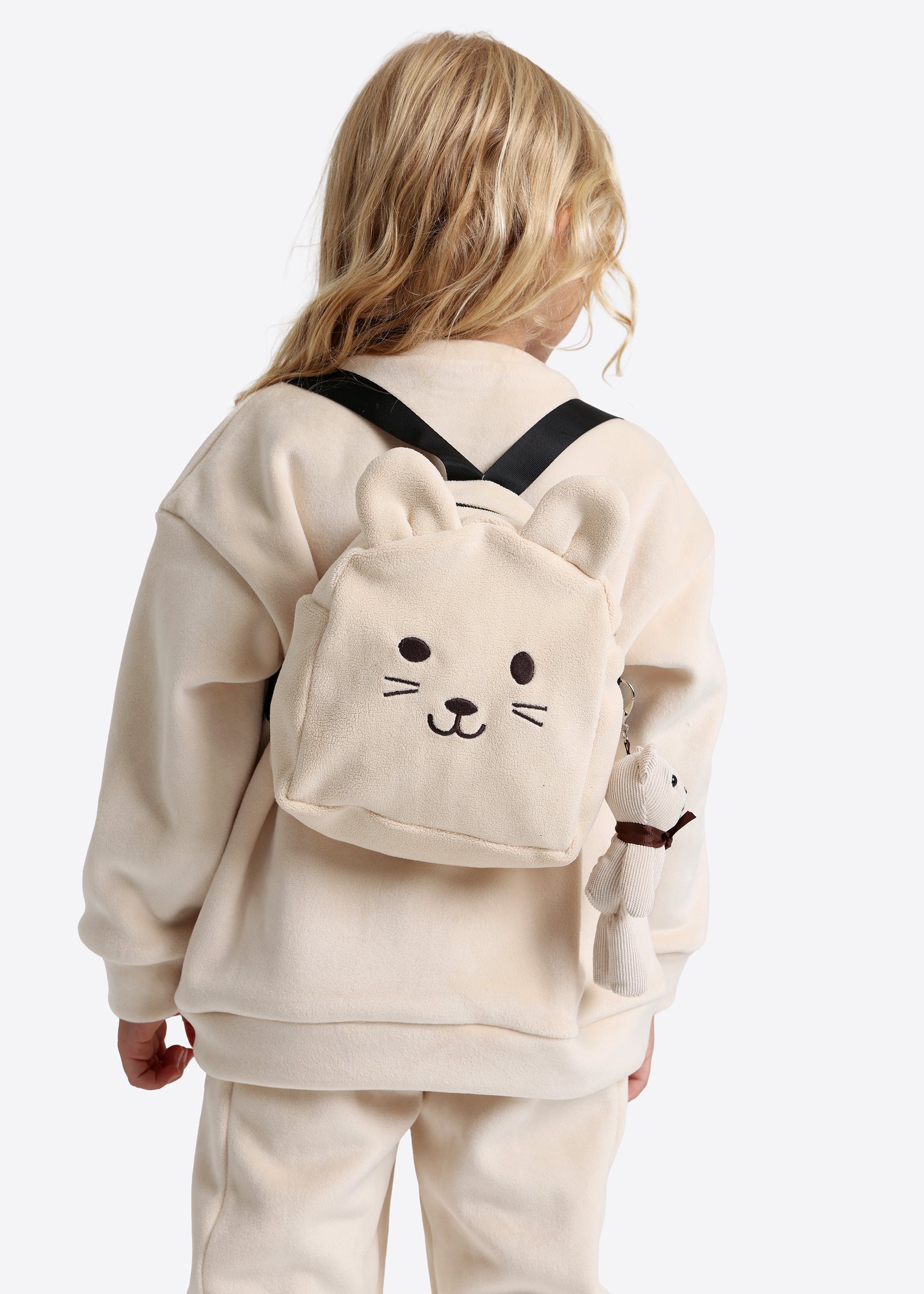 Zweiteiliges Fleece-Set (Sweatshirt & Jogger)