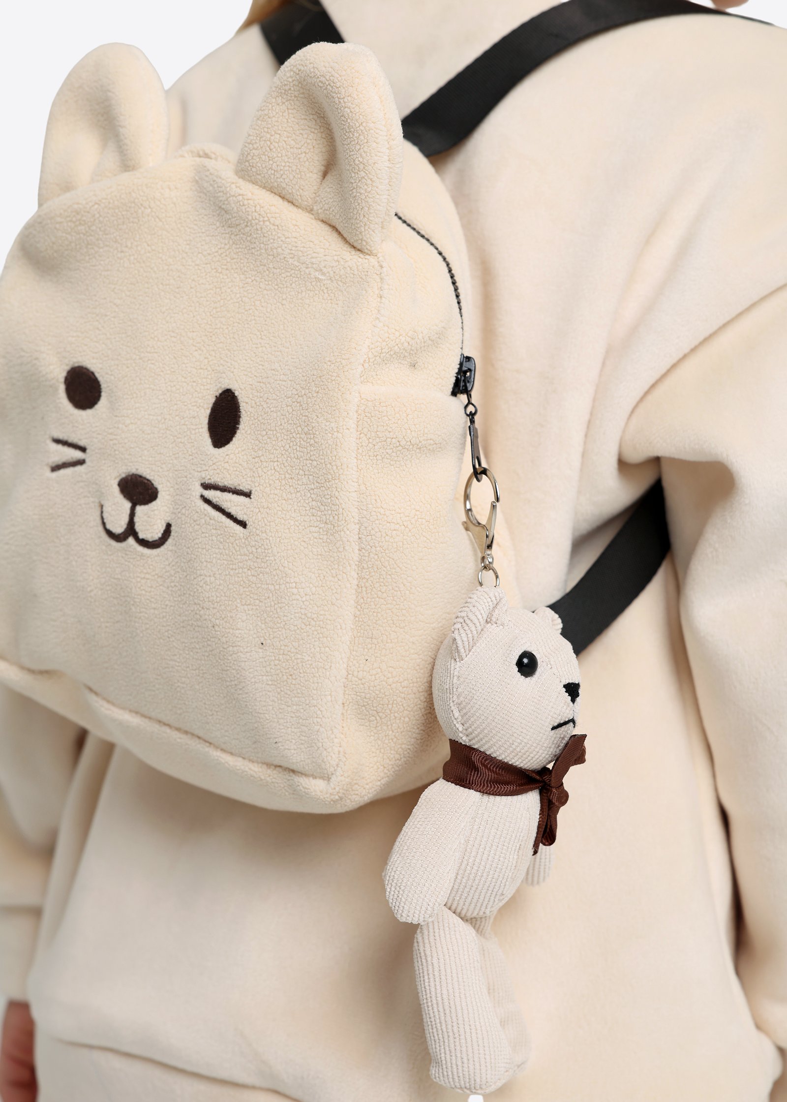 Zweiteiliges Fleece-Set (Sweatshirt & Jogger)