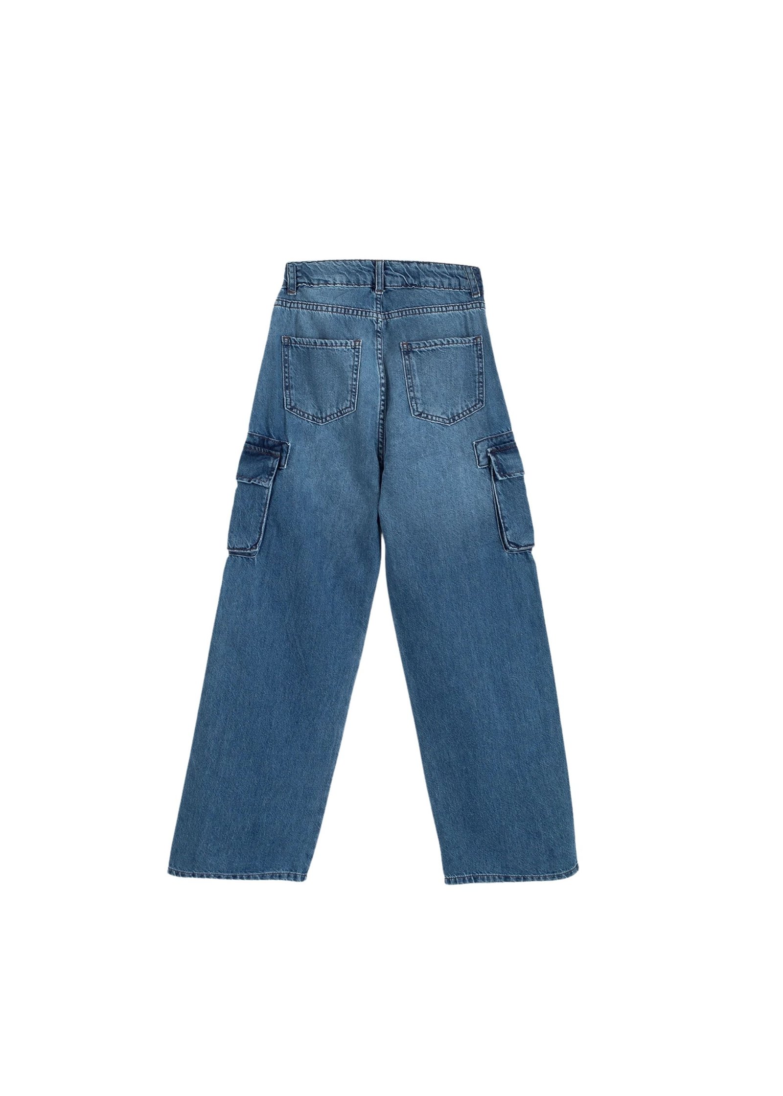 Cargo-Denim-Hose