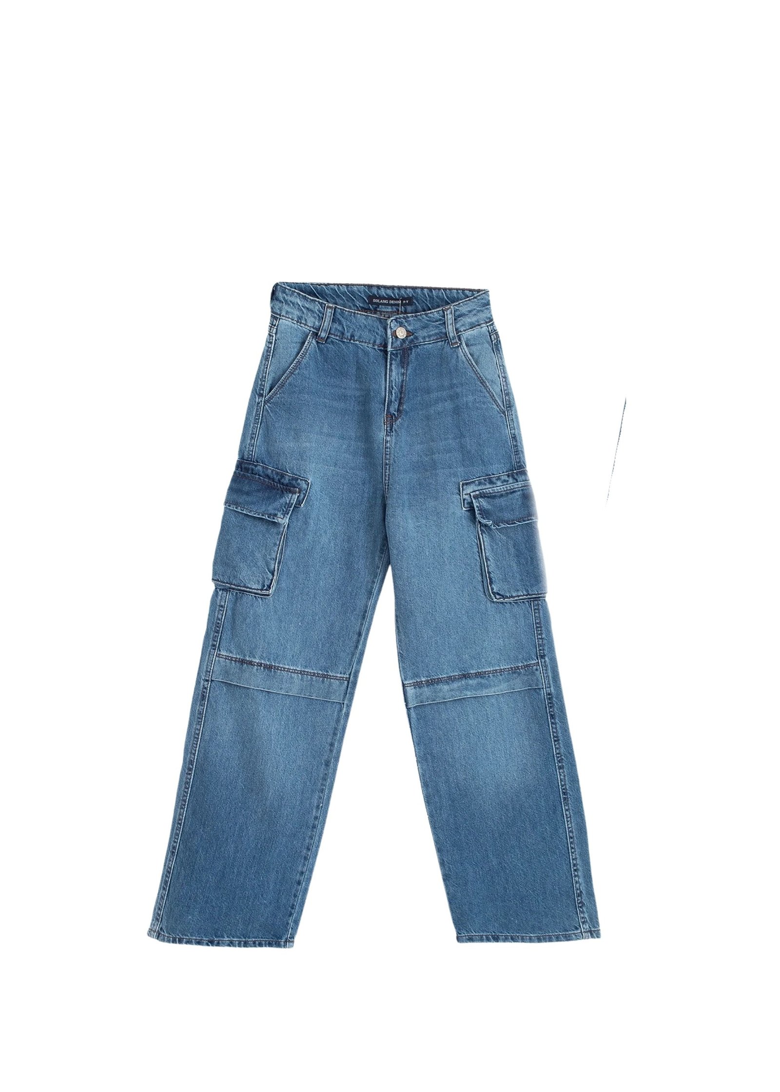 Cargo-Denim-Hose