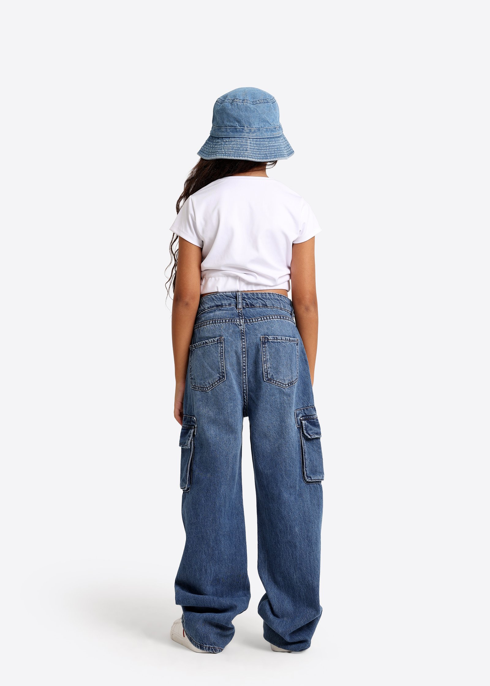 Cargo-Denim-Hose