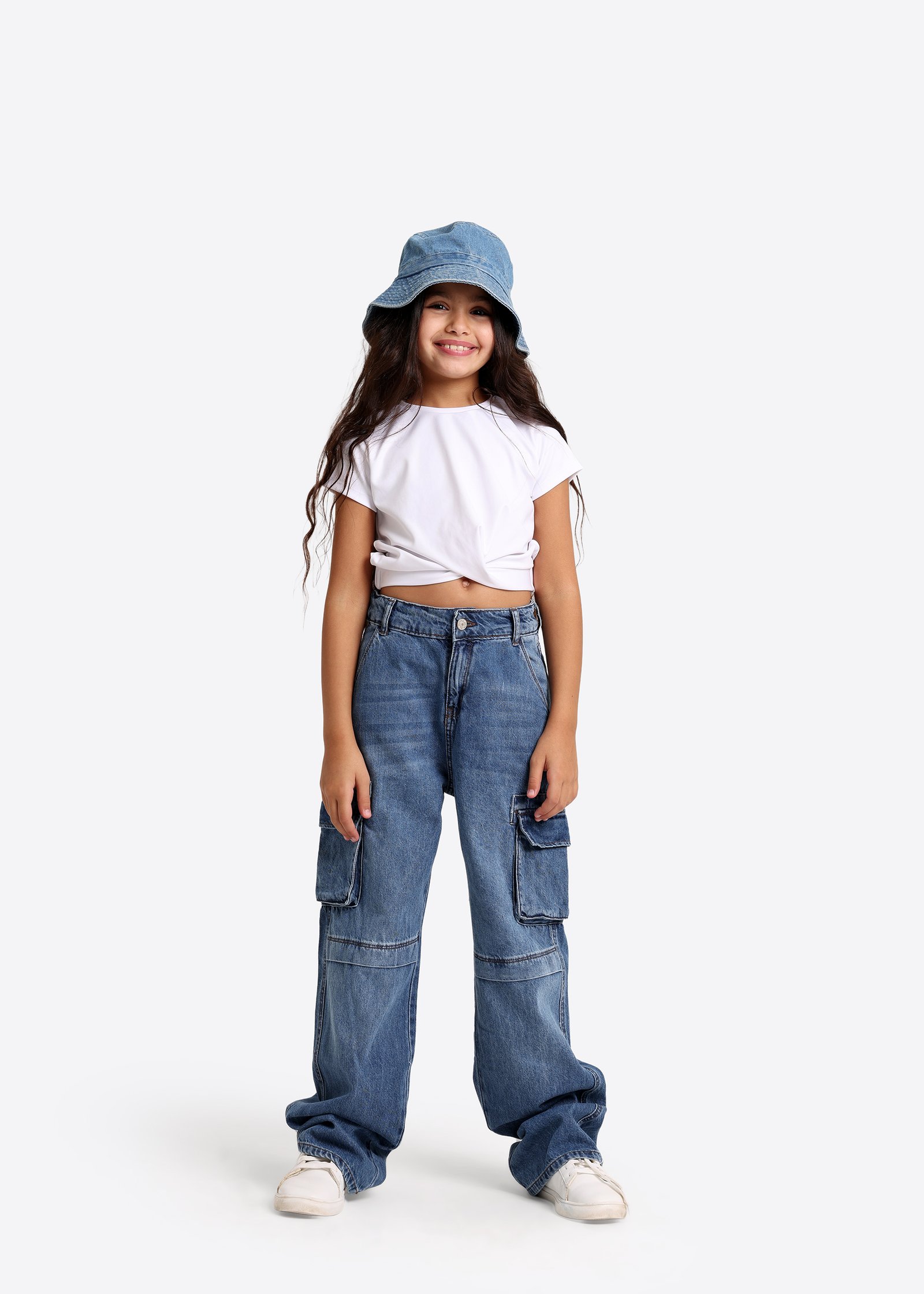 Cargo-Denim-Hose