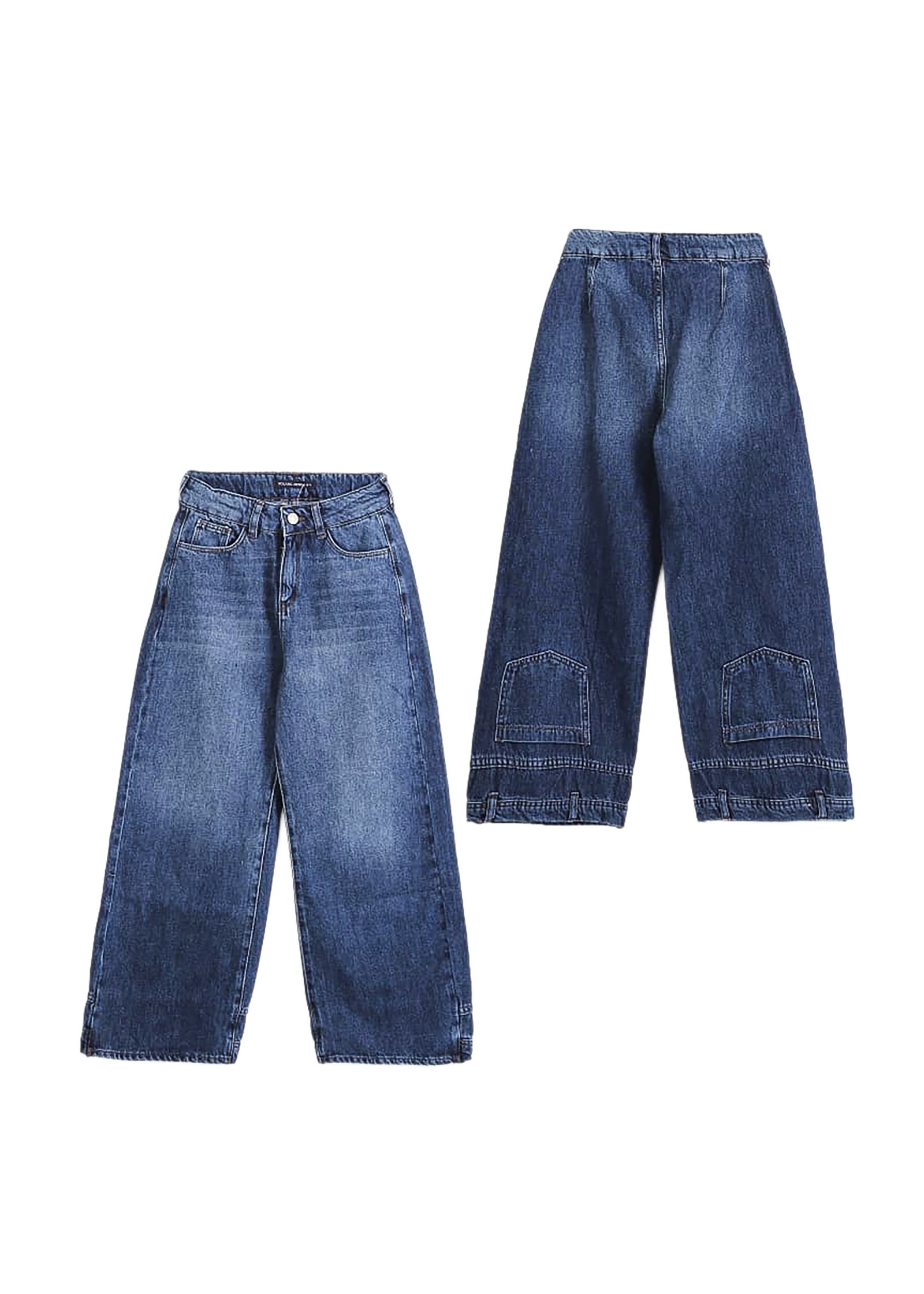 Jeans mit weitem Bein