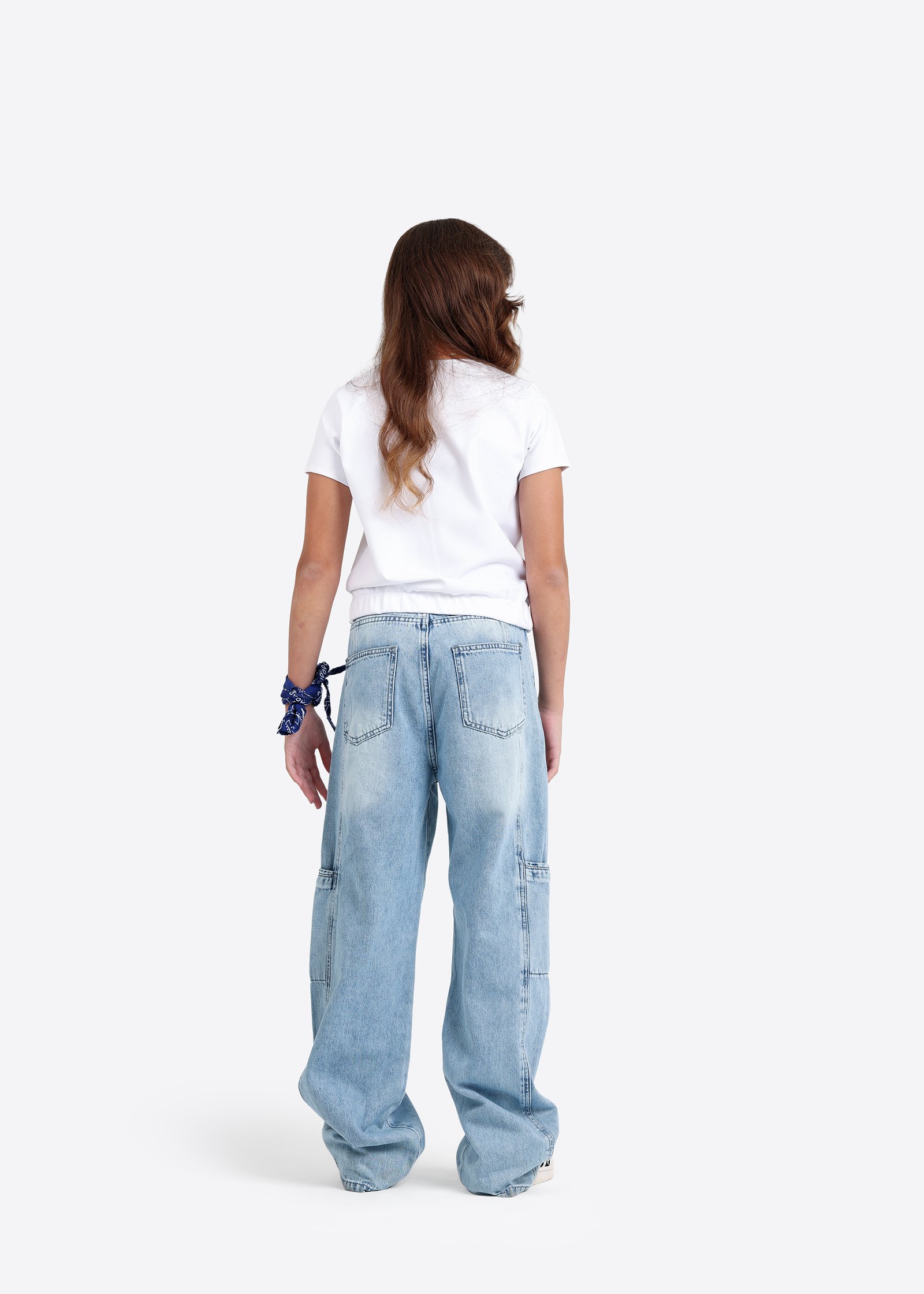 Wide-Leg Denim Hose für Kinder