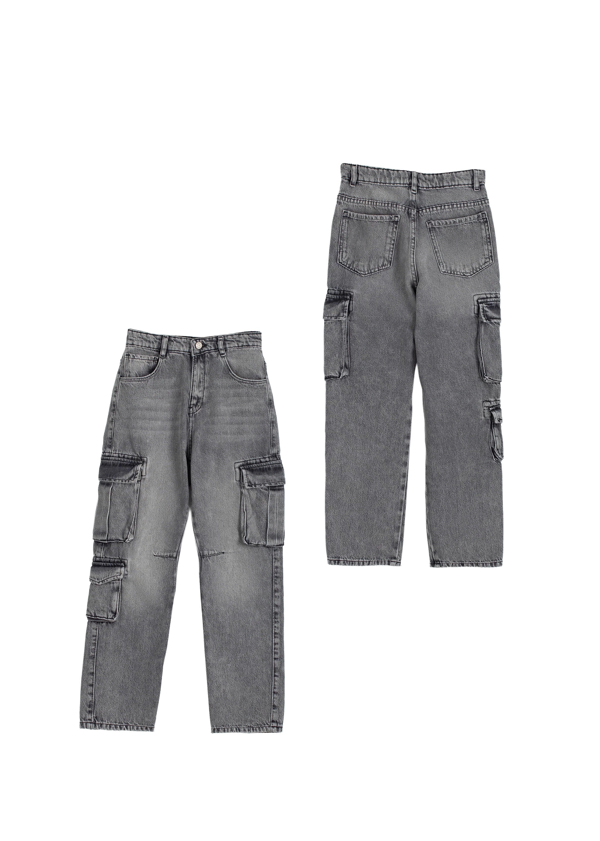 Cargo-Denim-Hose