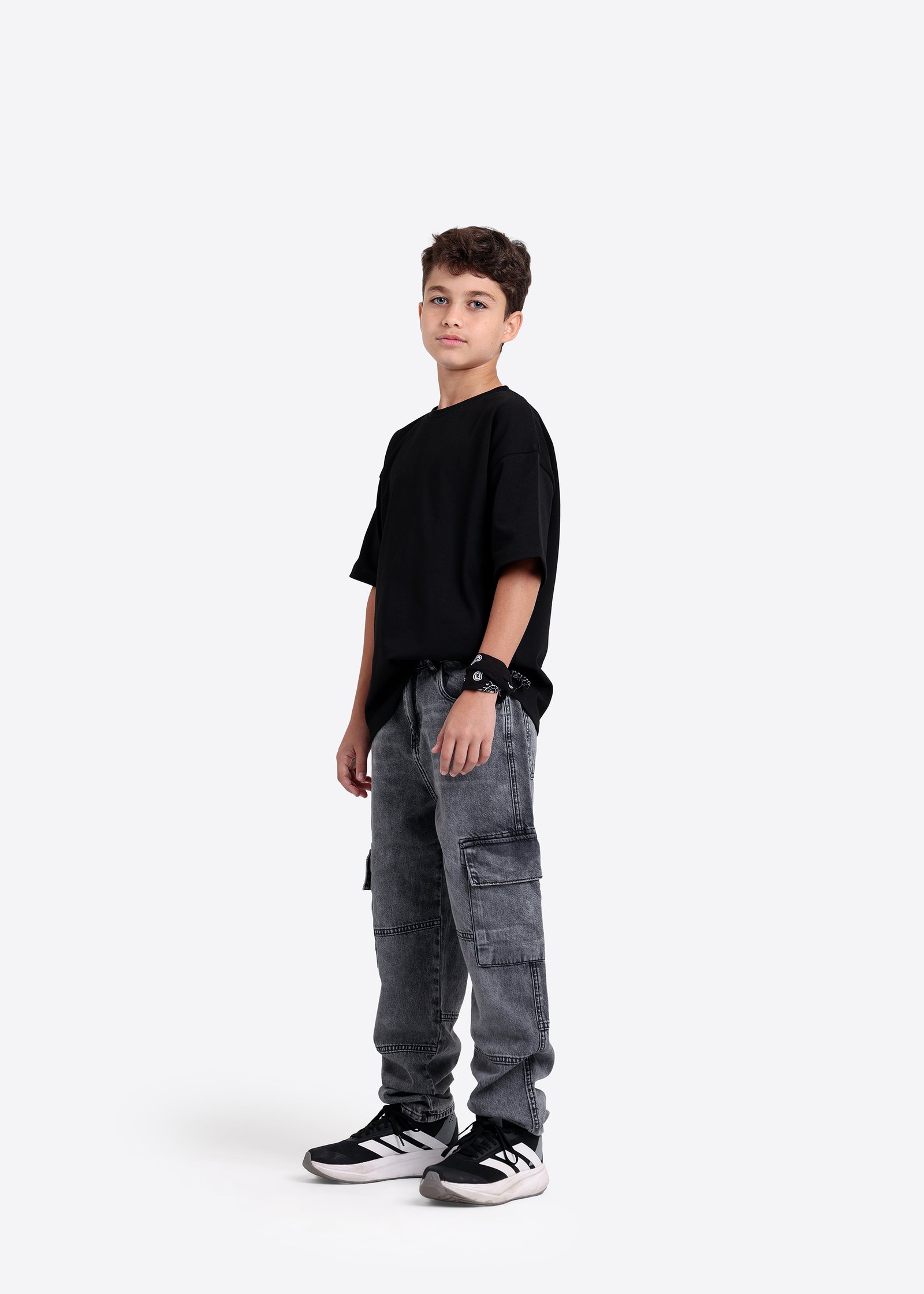 Denim-Cargo-Hose