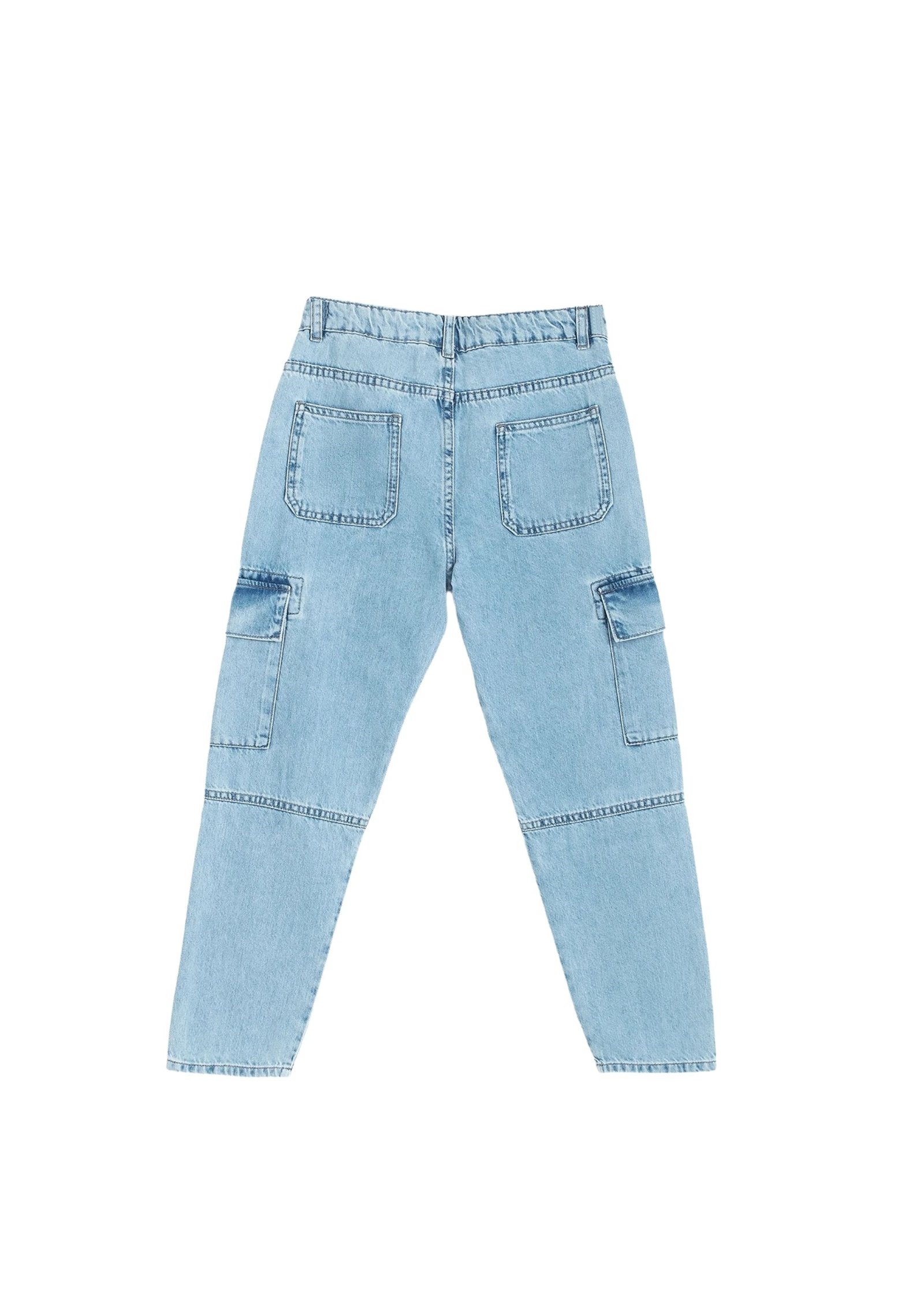 Denim-Cargo-Hose