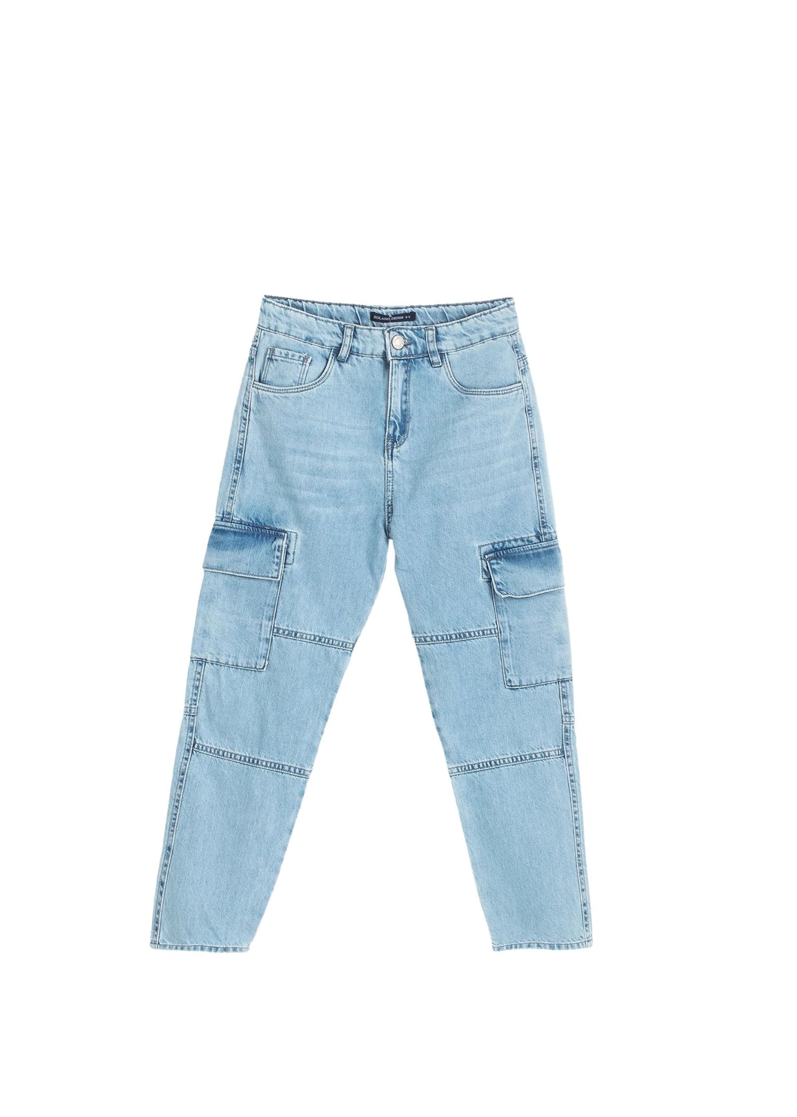 Denim-Cargo-Hose