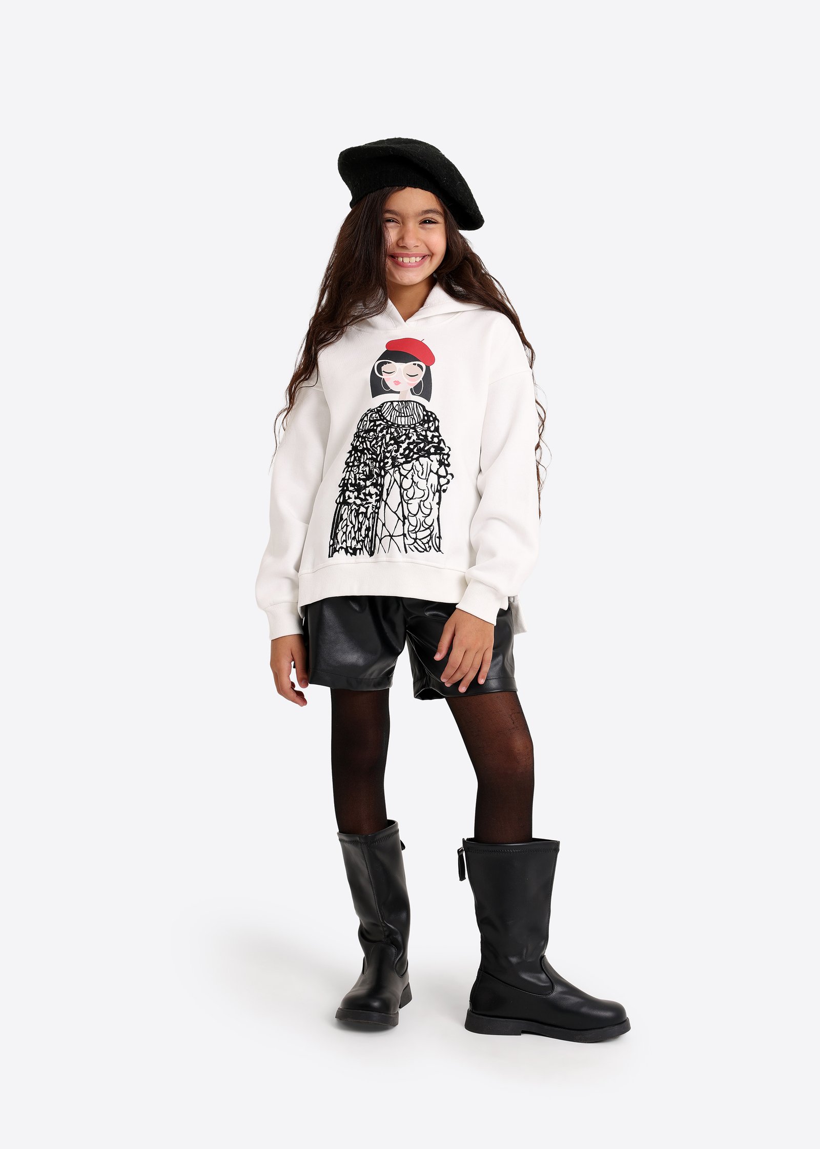Leder-Shorts