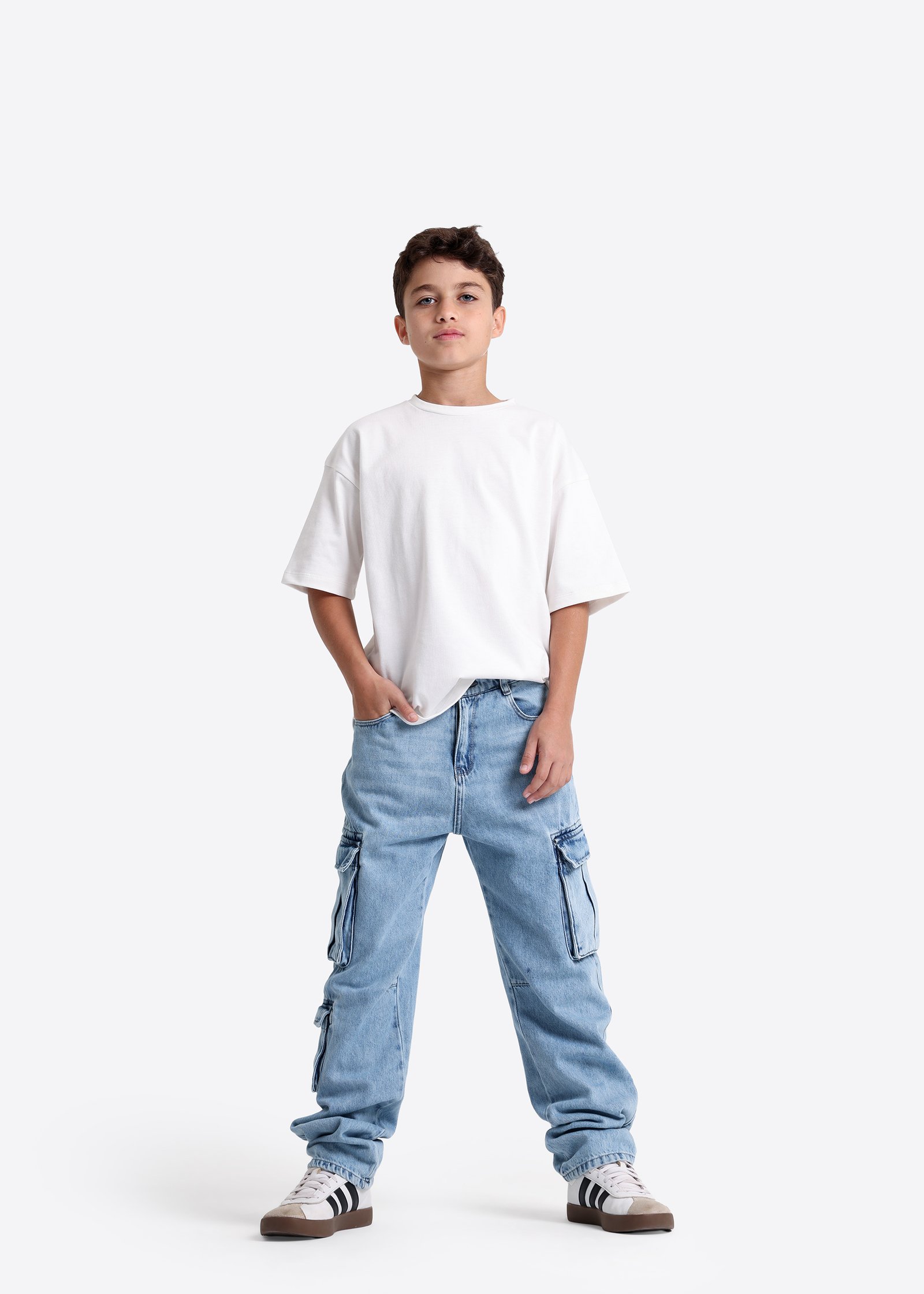 Multicargo-Denim-Hose
